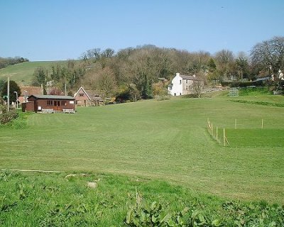 Cricket club on the Vicarage Meadow