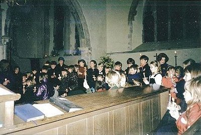 Blessing of the Crib at St. Anthonys